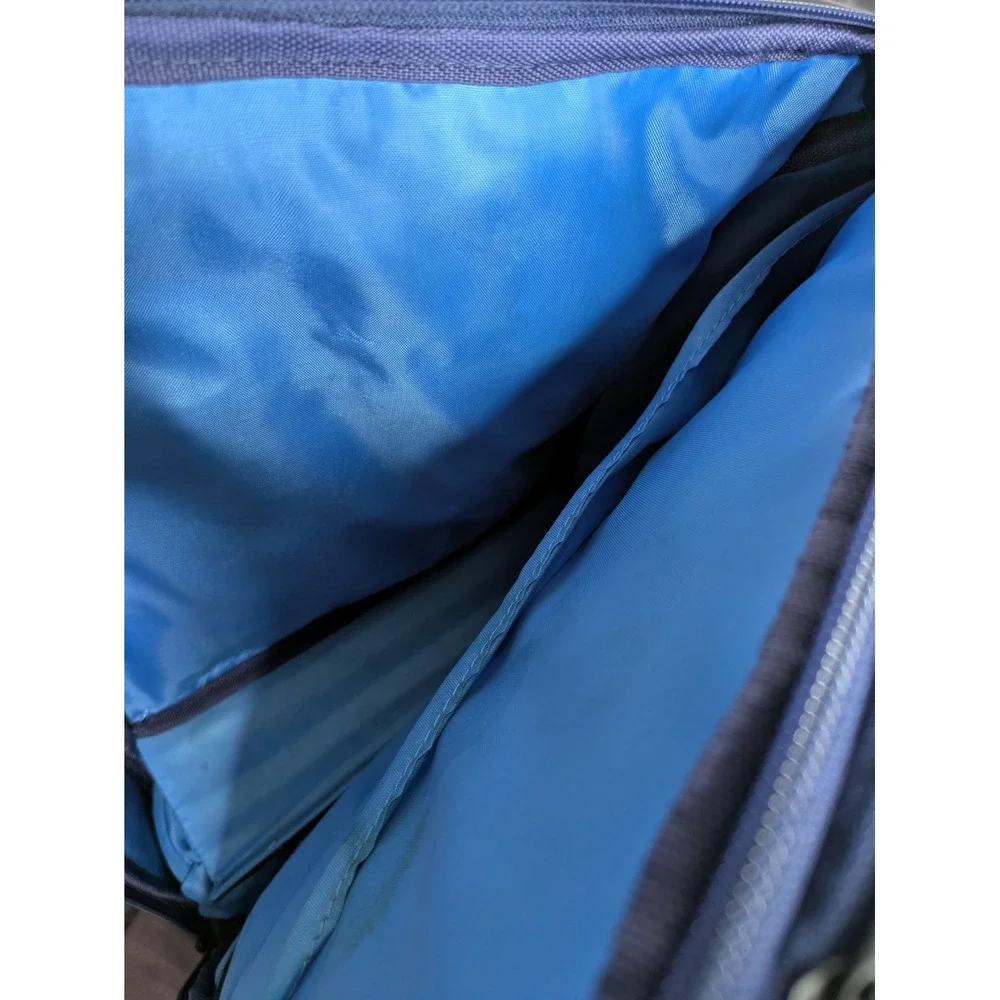 eBags Professional Slim Laptop Backpack Blue Travel Business Carry On 16x14x5.5